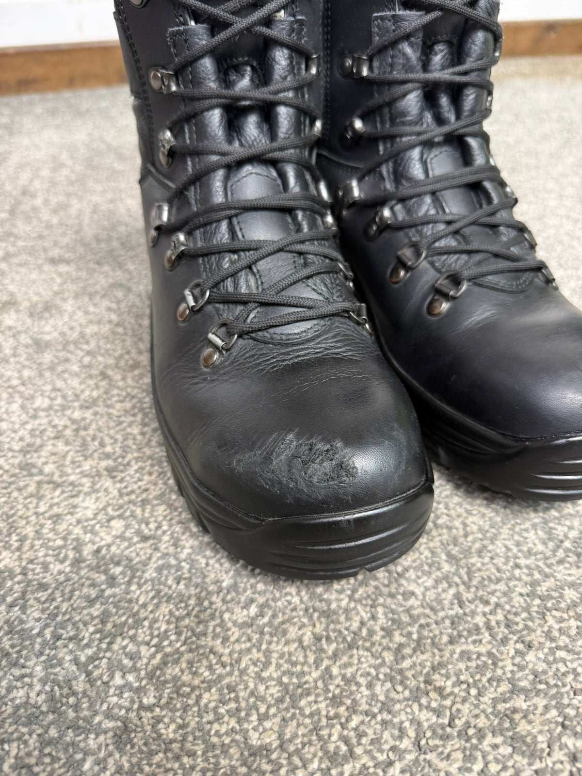 Altberg Peacekeeper P3 VS Original Black Leather Safety Combat Boots Size UK 5.5