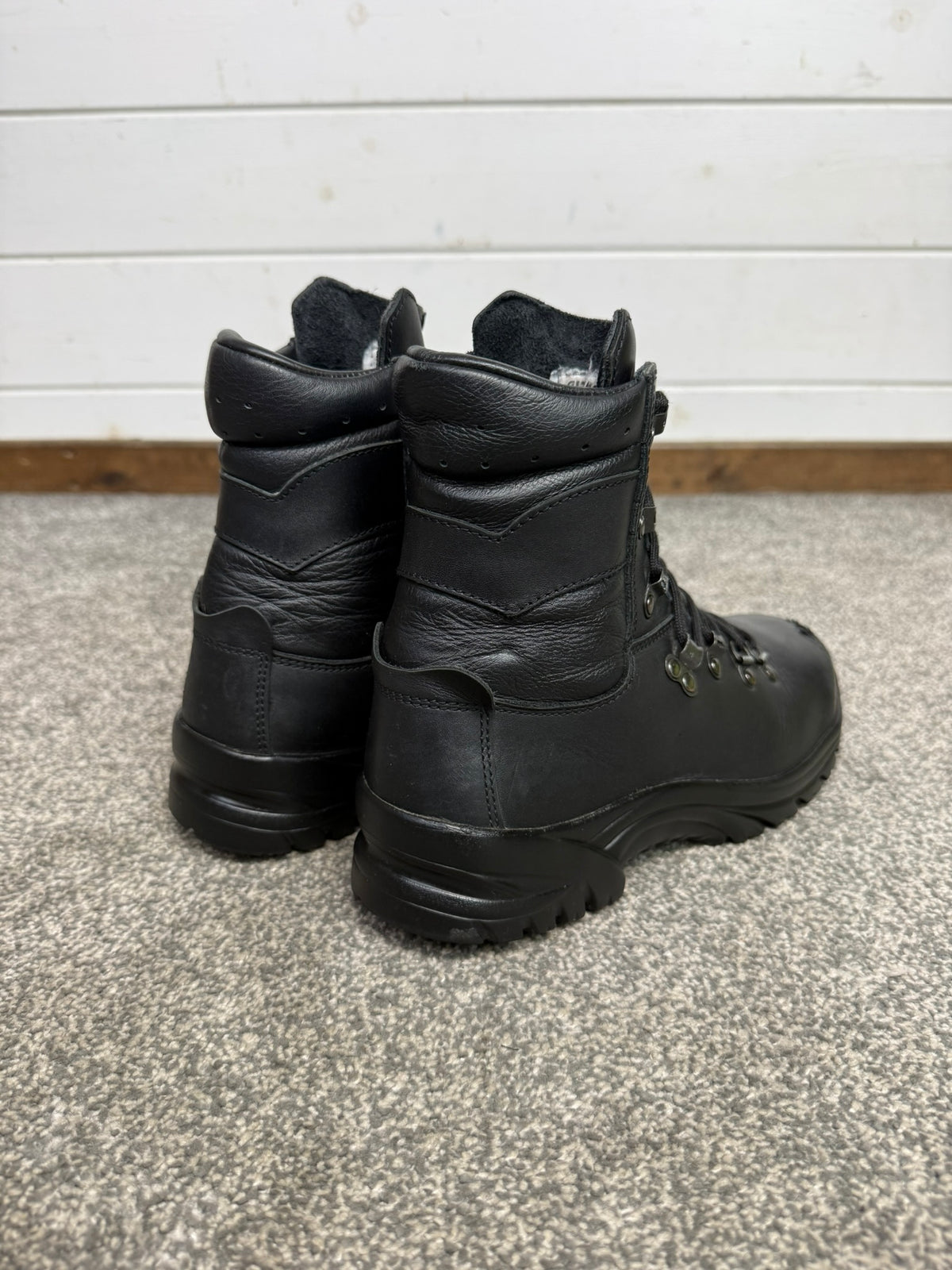 Altberg Peacekeeper P3 VS Original Black Leather Safety Combat Boots Size UK 5.5