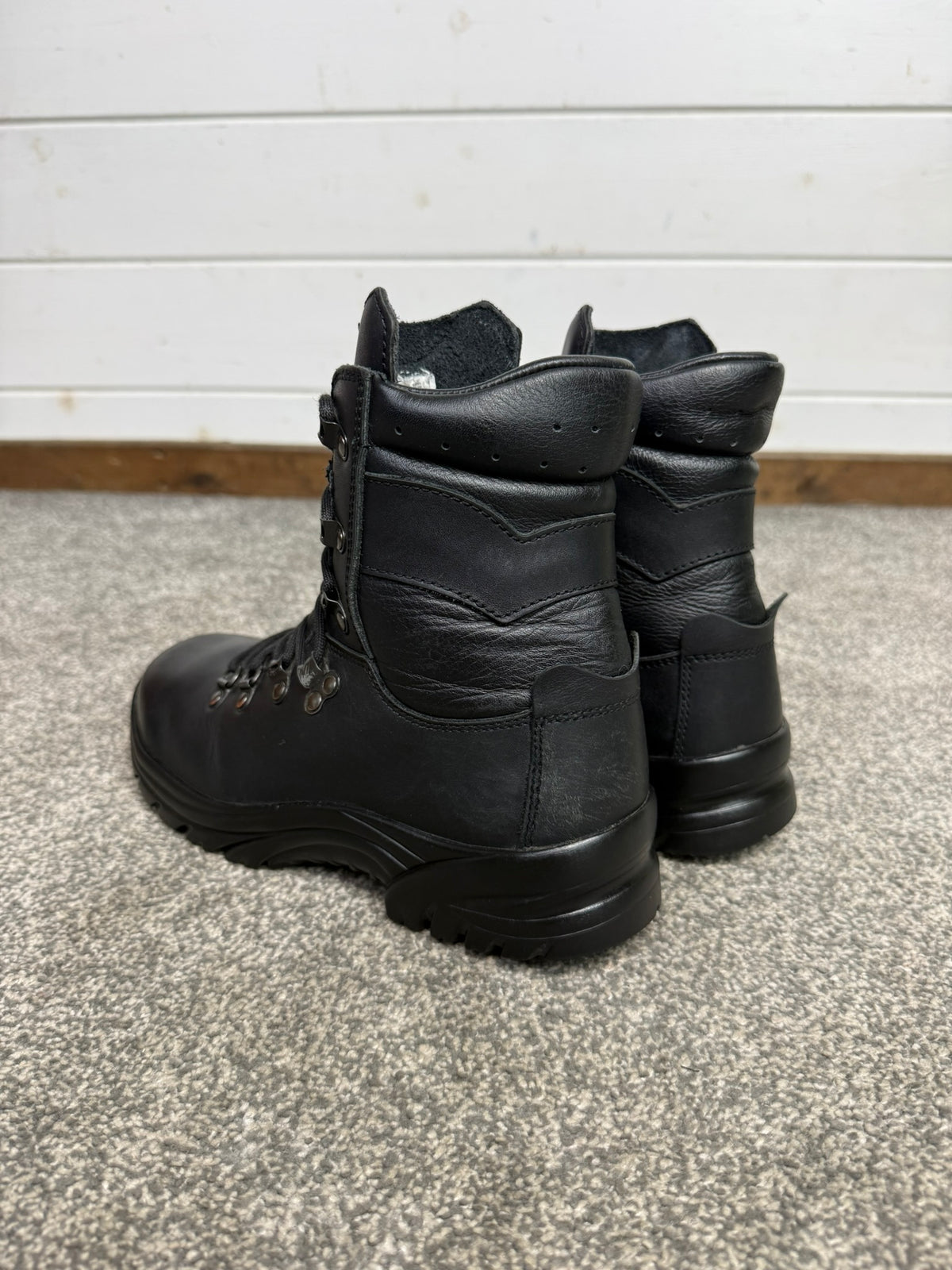 Altberg Peacekeeper P3 VS Original Black Leather Safety Combat Boots Size UK 5.5