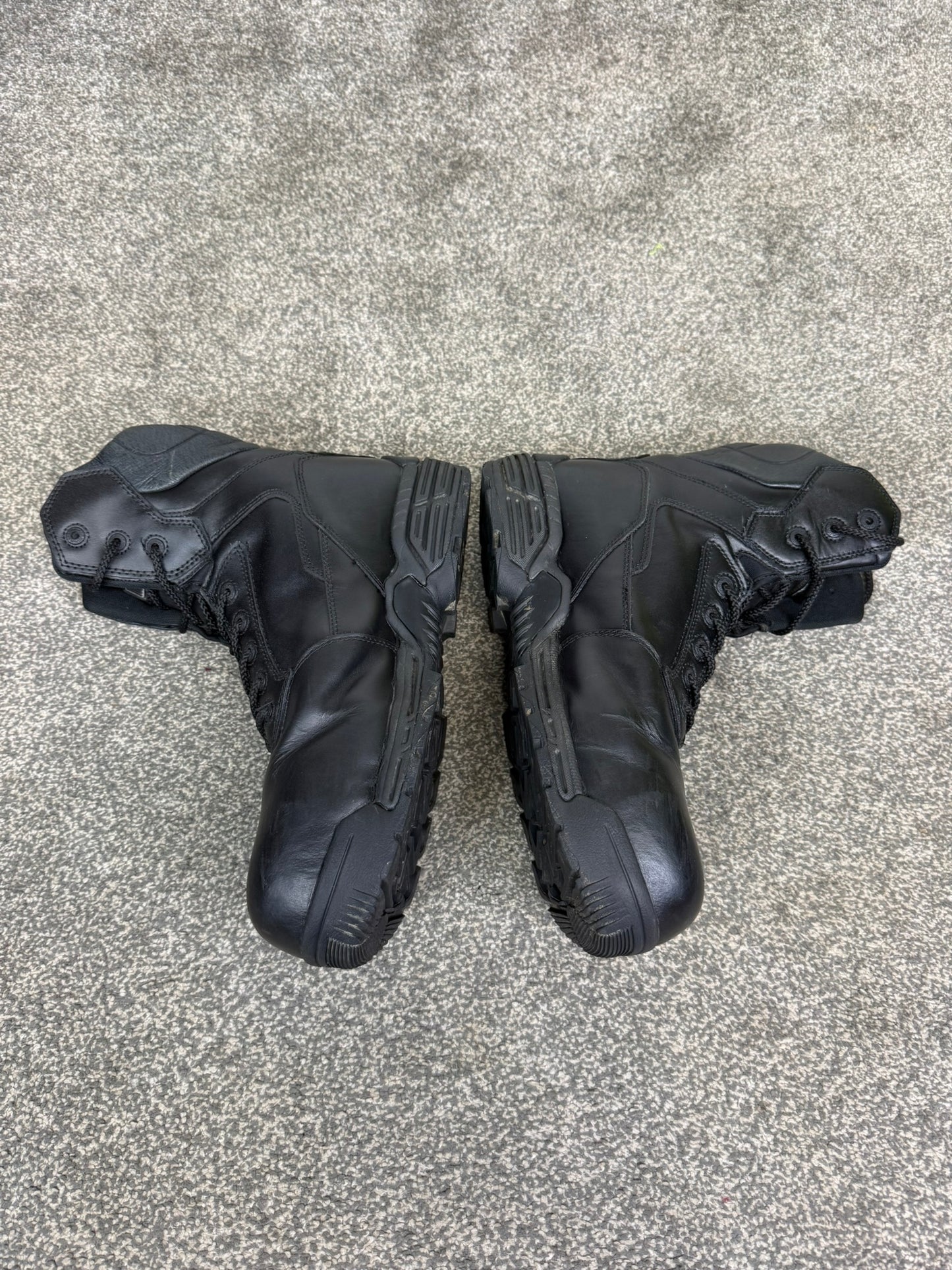 Magnum Stealth Force 8.0 Combat Boots Black Leather UK 9 Ex Police Security