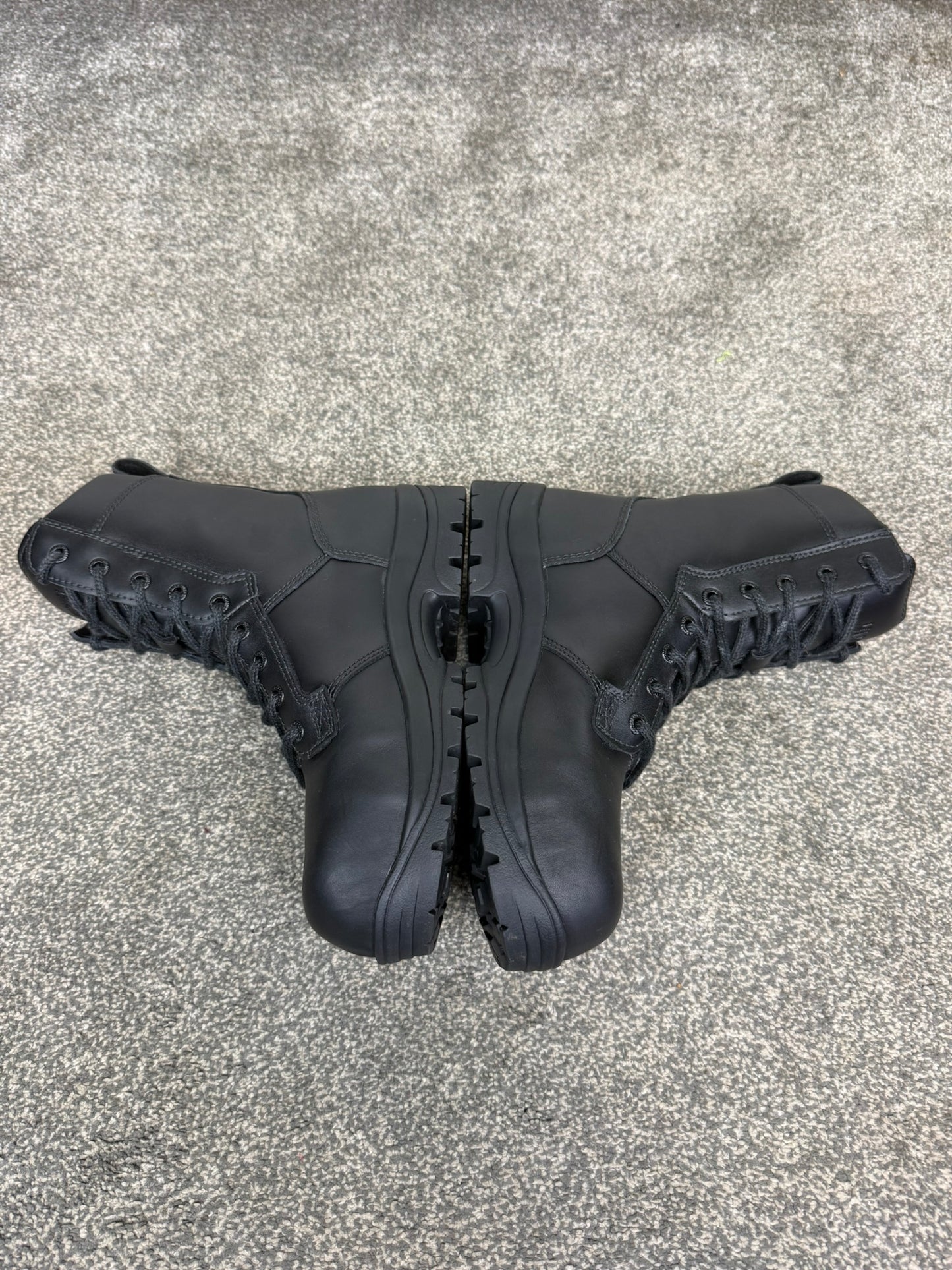 Magnum Elite Shield Met Black Leather Combat Boots UK 6 Ex Police Security Work