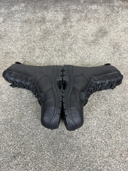 Magnum Elite Shield Met Black Leather Combat Boots UK 6 Ex Police Security Work