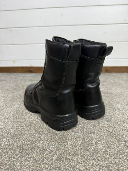 Ex Police Magnum Elite Shield Combat Boots Black Leather UK 8 Security Work