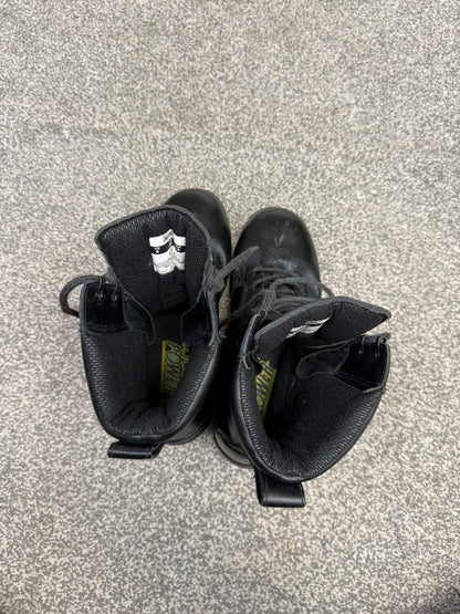 Ex Police Magnum Elite Shield Combat Boots Black Leather UK 8 Security Work