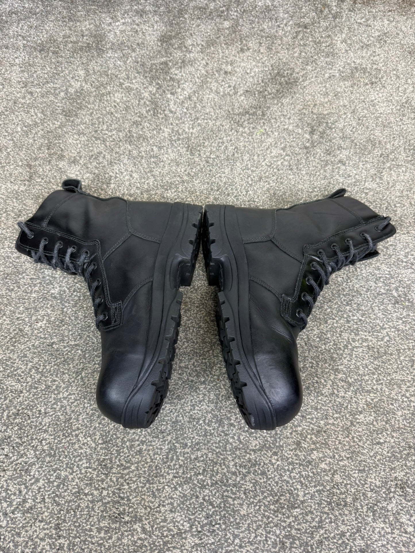 Magnum Elite Shield Met Black Leather Combat Boots UK 9 Ex Police Security Work