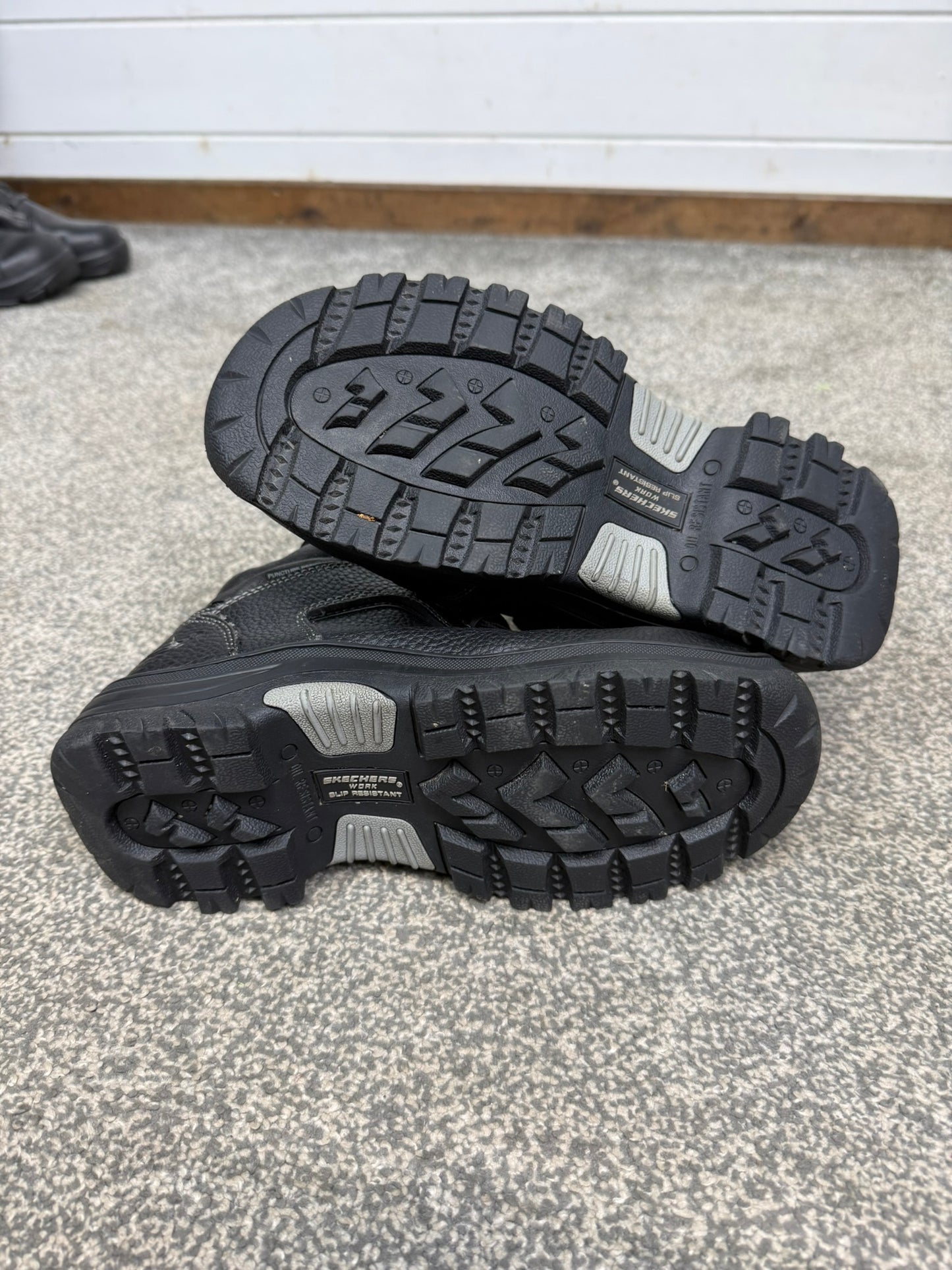 Women's Skechers Work Burgin Composite Safety Boots Black - UK 4