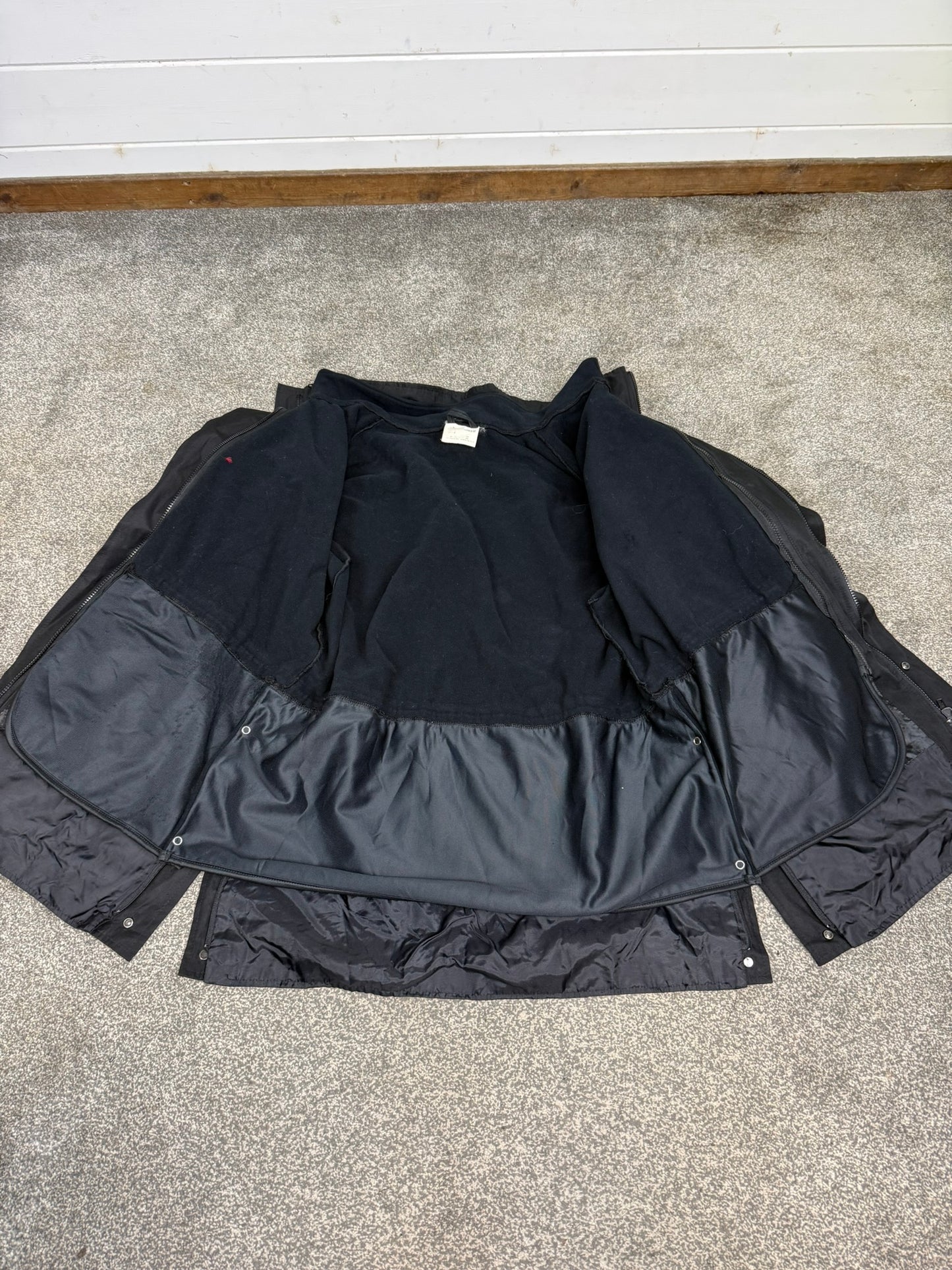 Ex Police Covert Waterproof Jacket With Fleece Liner BADGED Medium Collector Display Film Uniform