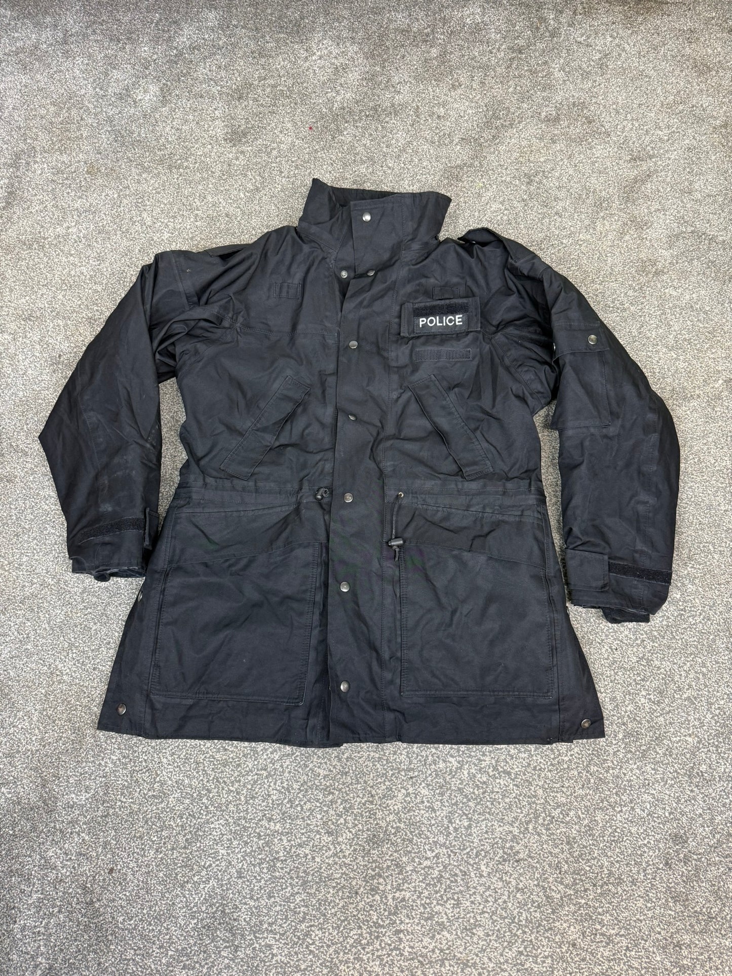 Ex Police Covert Waterproof Jacket With Fleece Liner BADGED Medium Collector Display Film Uniform