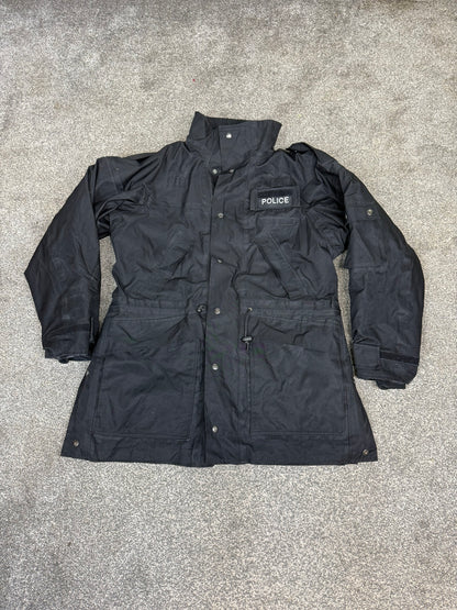 Ex Police Covert Waterproof Jacket With Fleece Liner BADGED Medium Collector Display Film Uniform