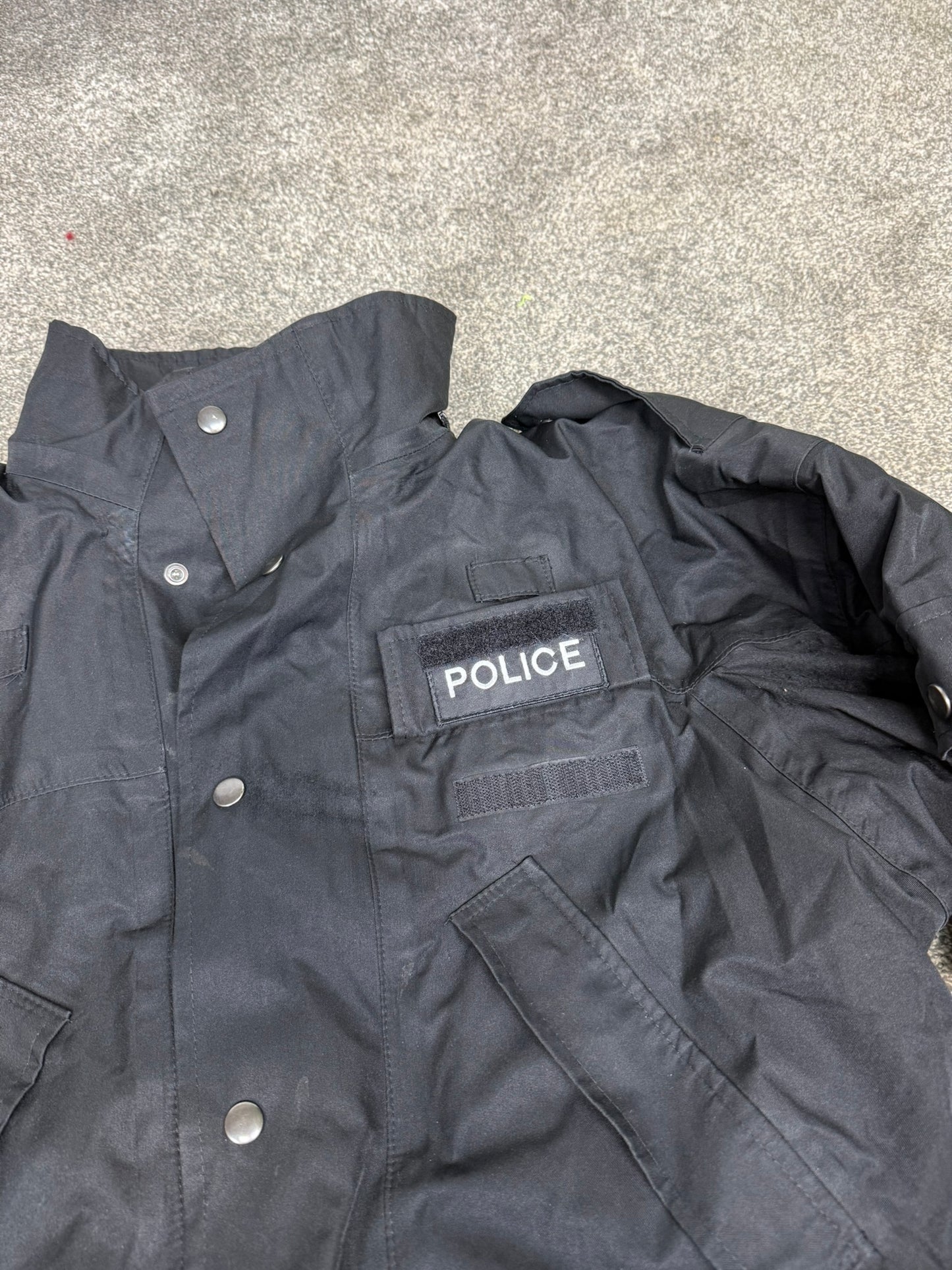 Ex Police Covert Waterproof Jacket With Fleece Liner BADGED Medium Collector Display Film Uniform