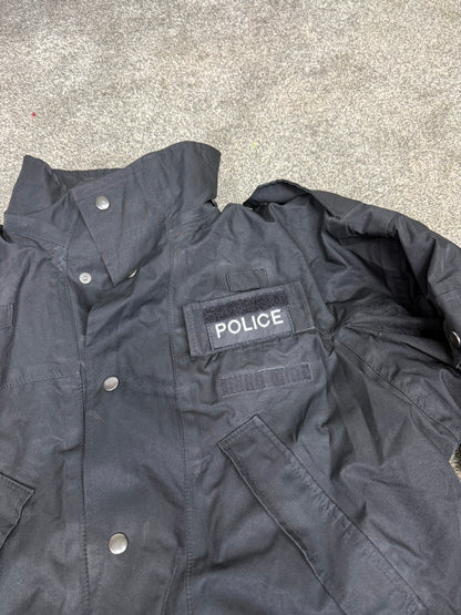 Ex Police Covert Waterproof Jacket With Fleece Liner BADGED Medium Collector Display Film Uniform