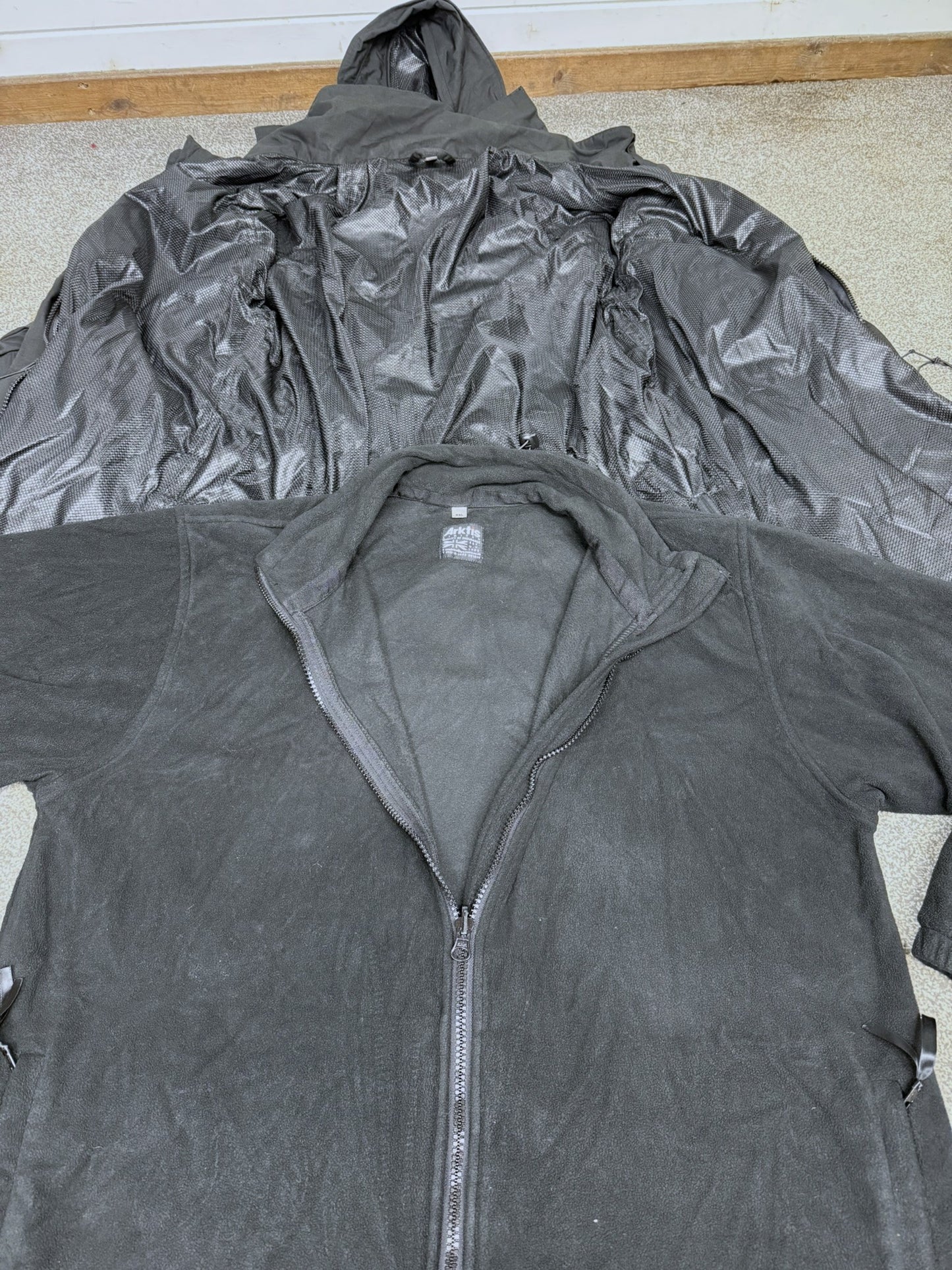 Arktis Avenger Jacket Smock B315 Ripstop Waterproof Black Ex Police Security - XXL