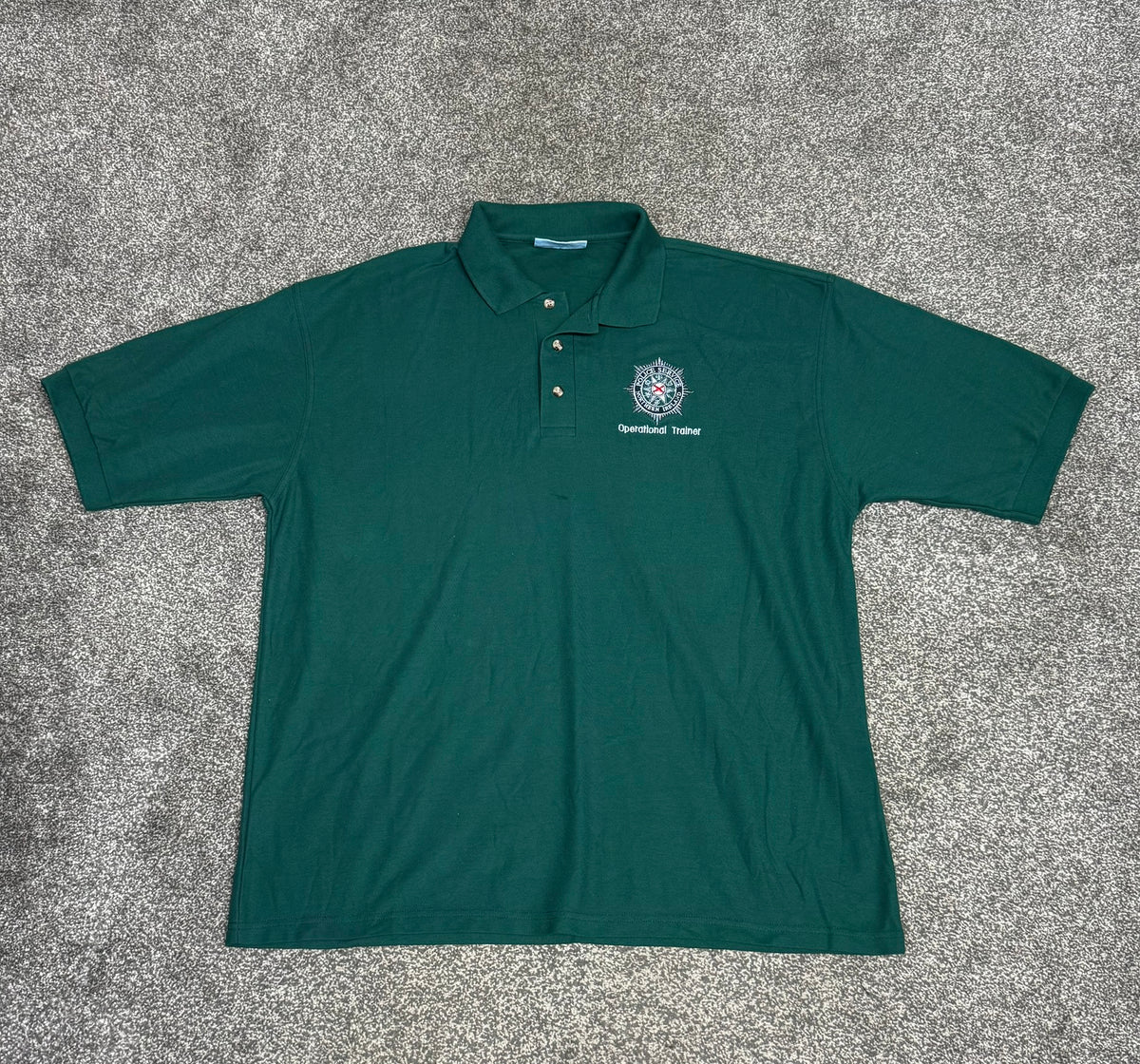 Northern Ireland Police PSNI Polo Shirt Operational Trainer BADGED Embroidered - XL Collector Display