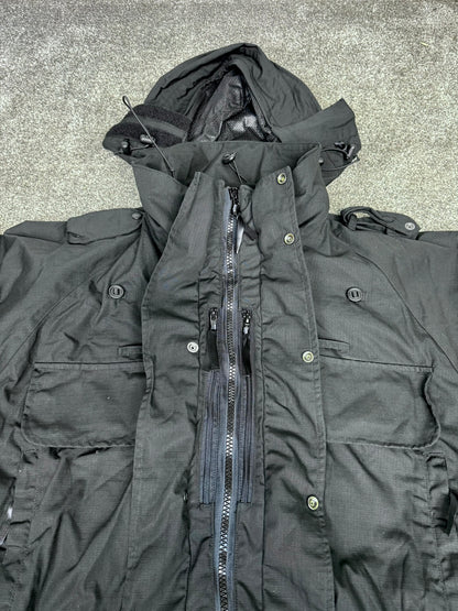 Arktis Avenger Jacket Smock B315 Ripstop Waterproof Black Ex Police Security - XXL