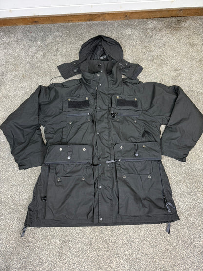 Arktis Avenger Jacket Smock B315 Ripstop Waterproof Black Ex Police Security - XXL