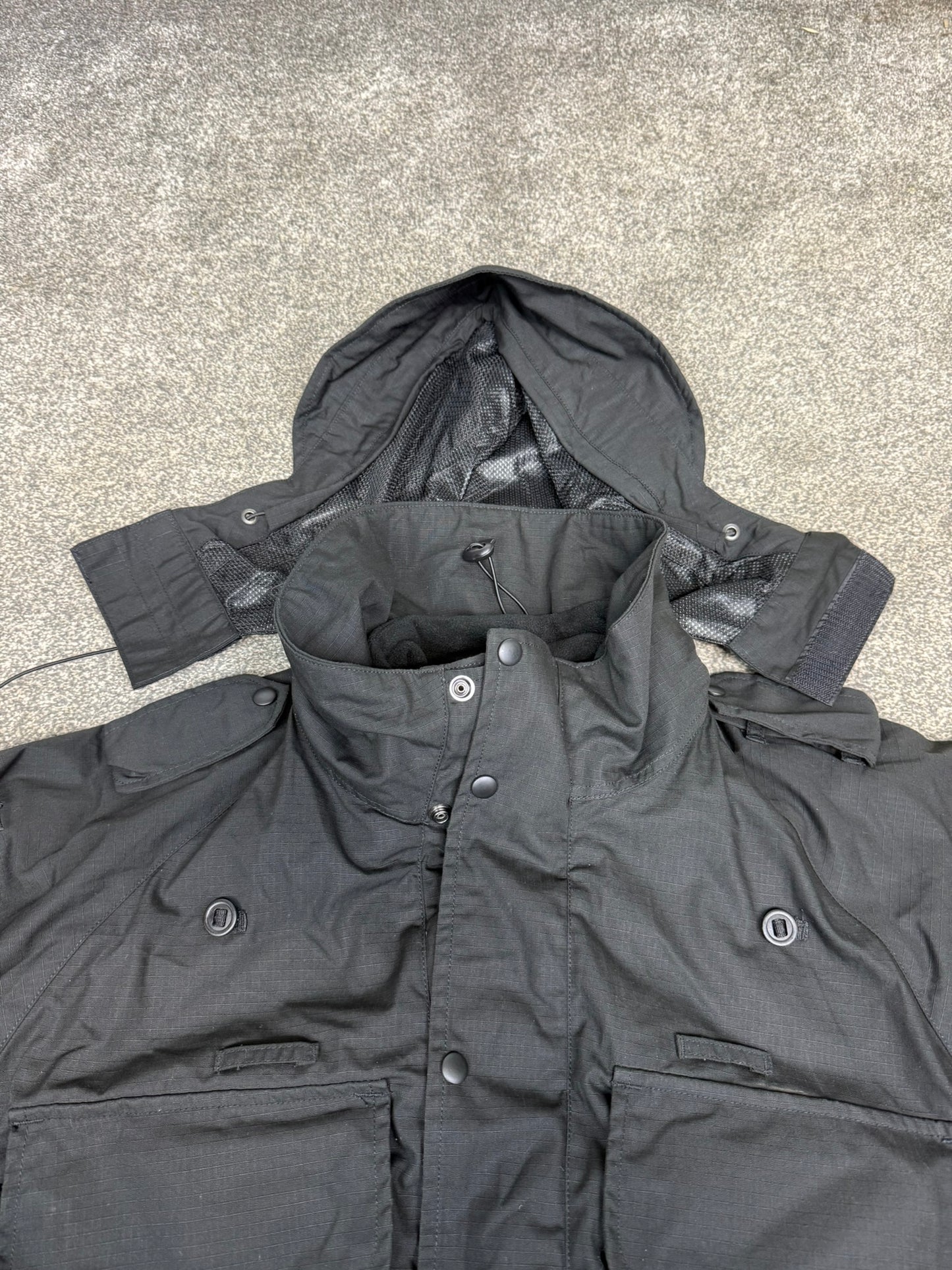 Arktis Avenger Jacket Smock B315 Ripstop Waterproof Black Ex Police Security - XXL