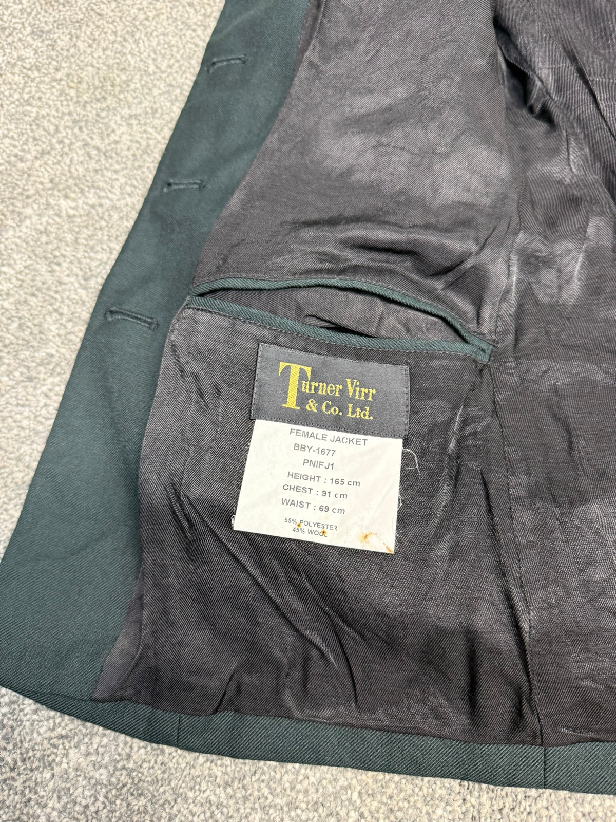 Northern Ireland PSNI Police Dress Tunic Female 36" Chest Collector Display