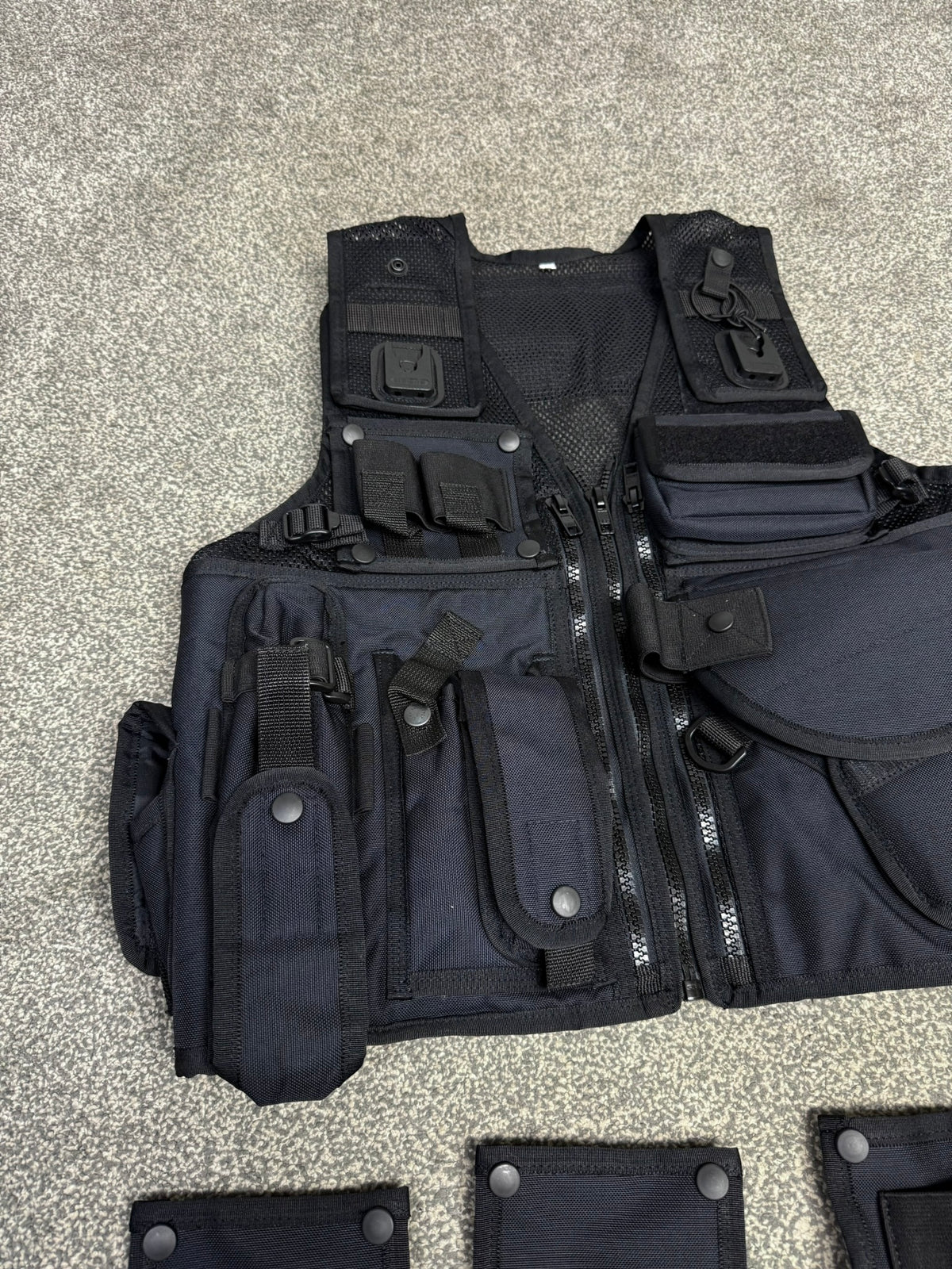 Ex Police Arktis Black Tactical Taser Vest Utility Vest SMALL - VGC Airsoft Security Patrol