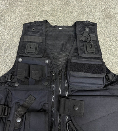 Ex Police Arktis Black Tactical Taser Vest Utility Vest SMALL - VGC Airsoft Security Patrol