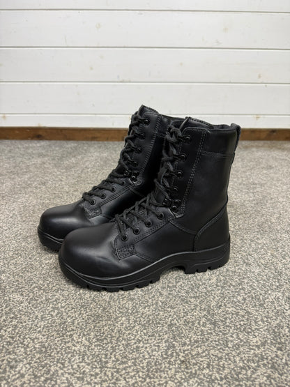 Magnum Elite Shield Black Leather Combat Patrol Boots UK 5 - VGC Security Work