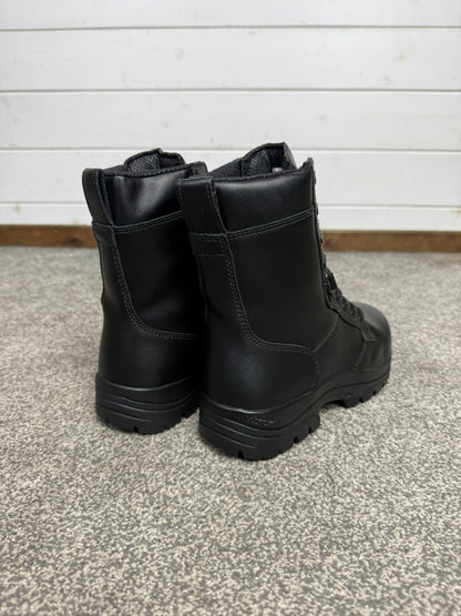 Magnum Elite Shield Black Leather Combat Patrol Boots UK 5 - VGC Security Work