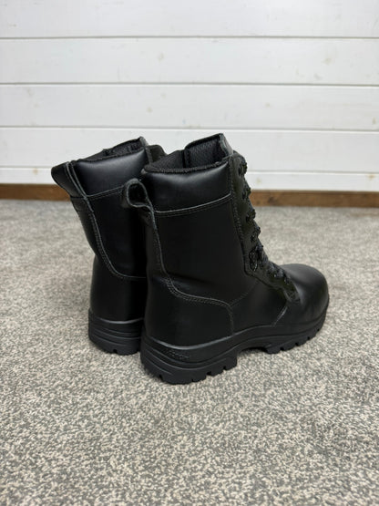 Magnum Elite Shield Black Leather Combat Patrol Boots UK 5 - VGC Security Work