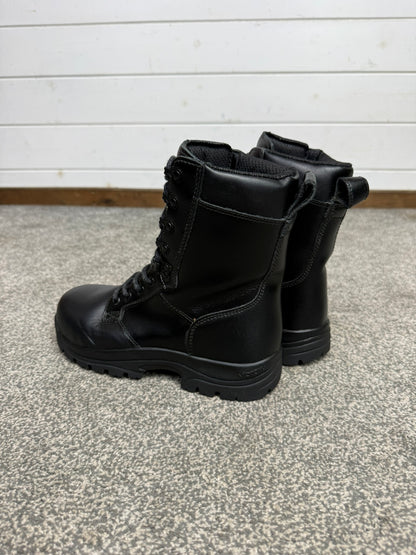 Magnum Elite Shield Black Leather Combat Patrol Boots UK 5 - VGC Security Work