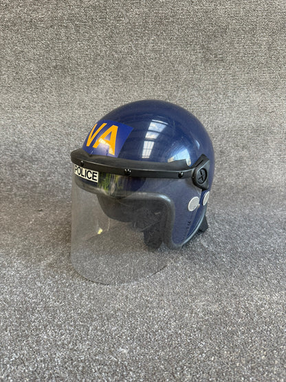Ex Police Riot Helmet Argus 017T 54-55cm Collectable Display Airsoft Paintball