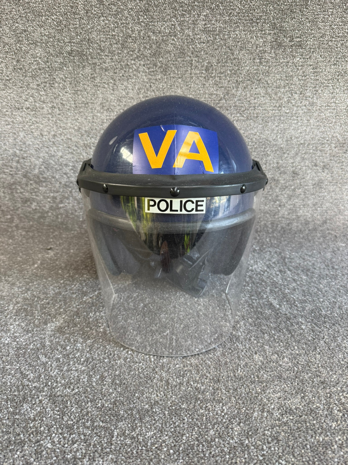 Ex Police Riot Helmet Argus 017T 54-55cm Collectable Display Airsoft Paintball