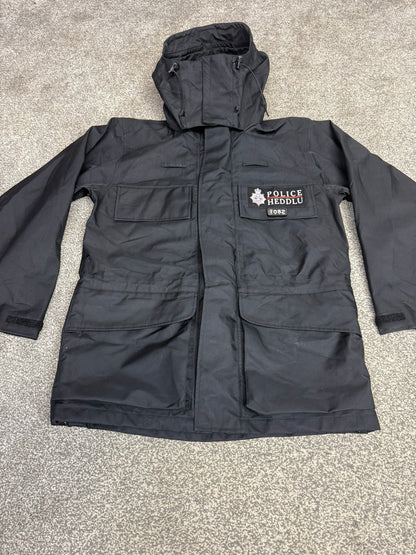 Ex Heddlu South Wales Police Waterproof Jacket Smock BADGED - Medium Collector Display Film TV Uniform