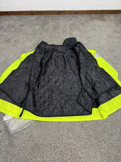 NEW Ex Police Hi Vis Waterproof Anorak Coat Jacket BADGED - X Large Collector Display Film TV Uniform