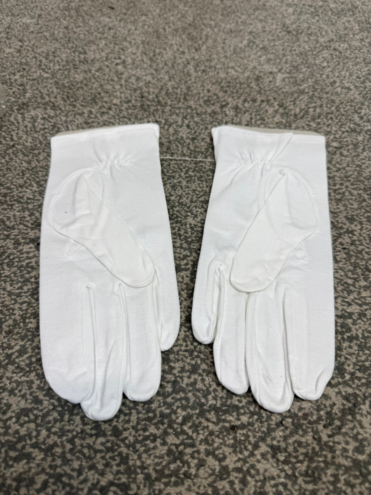 Ex Metropolitan Police White Cotton Ceremonial Parade Gloves - LARGE