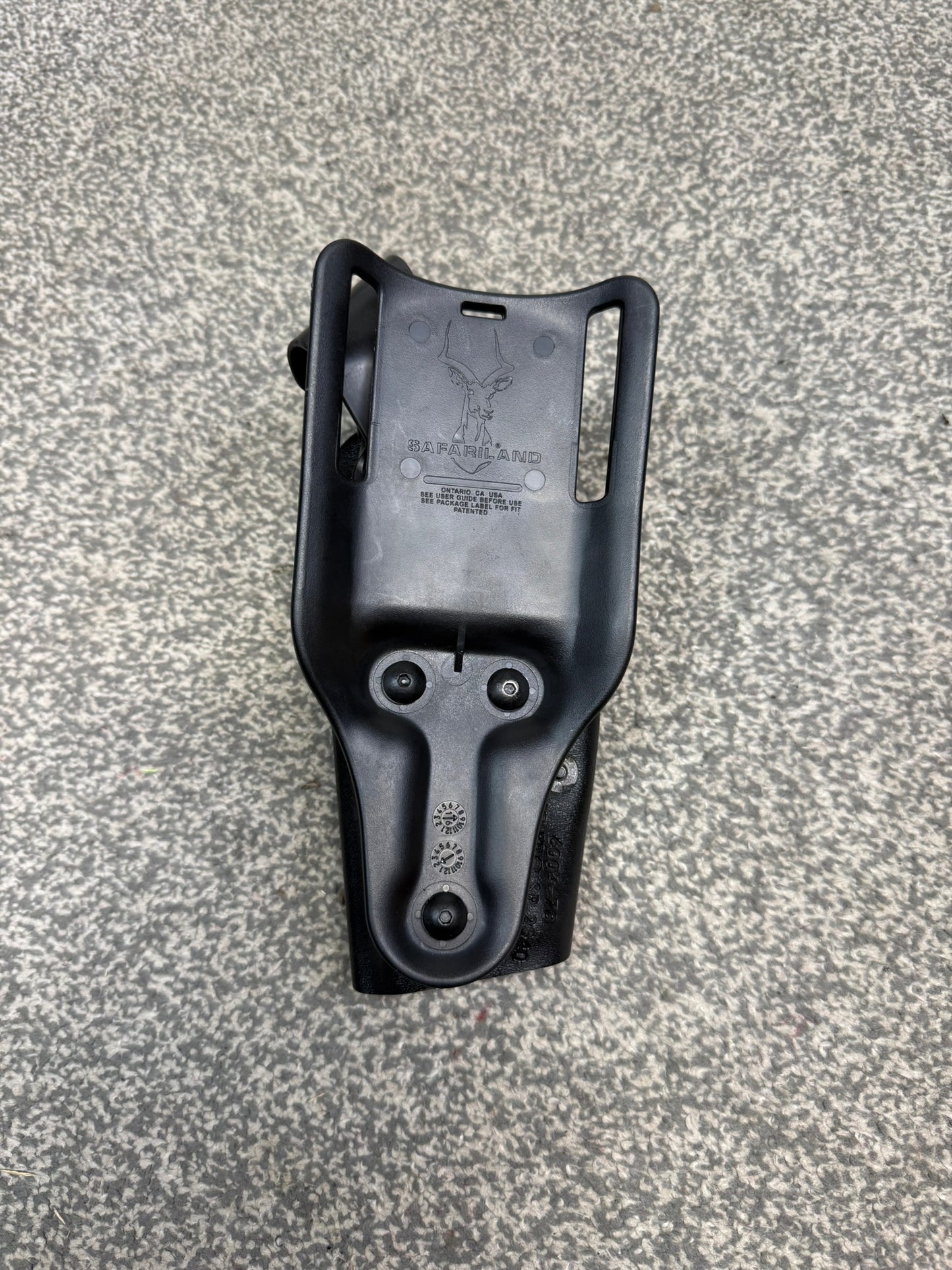 Ex Police Safariland 6004-78 SIG Pro Duty Belt Holster Airsoft Display