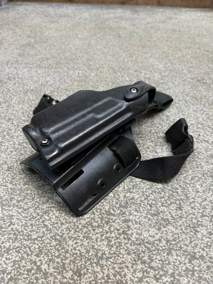 Ex Police Safariland Drop Leg Holster Glock 17 GLK LAM Light 6004-8310 Airsoft