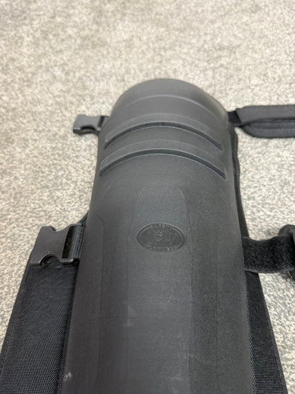 Ex Police Riot Knee Leg Foot Guards PAIR Public Order Guards Airsoft Paintball Cosplay