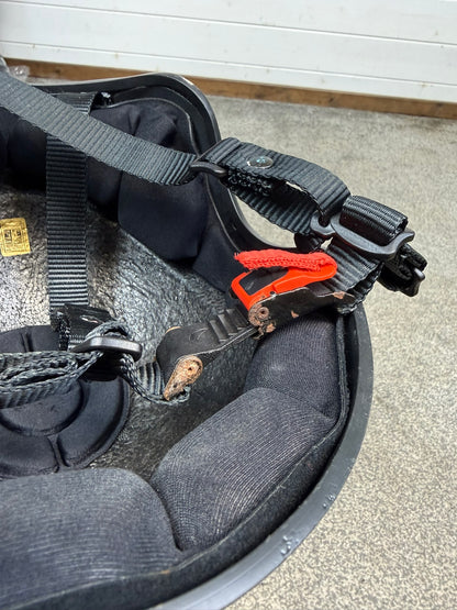 Ex Police Black Gecko Marine Safety Helmet 57-62cm Collector Display TV Film Prop