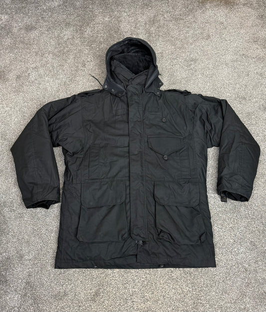 Ex Police Arktis Black Smock Jacket With Liner VGC - X LARGE Dog Handler Security