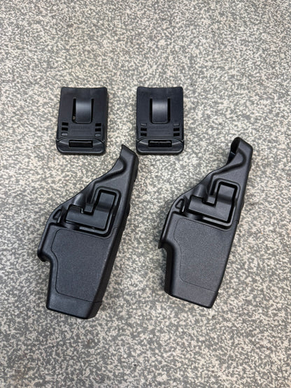 2x Blackhawk CQC Taser X26 Holster JOB LOT Ex Police Airsoft Cosplay