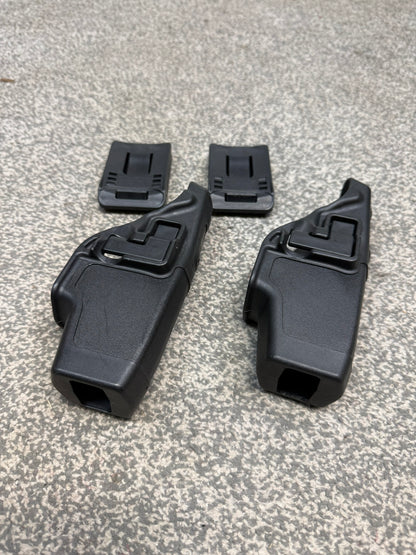 2x Blackhawk CQC Taser X26 Holster JOB LOT Ex Police Airsoft Cosplay
