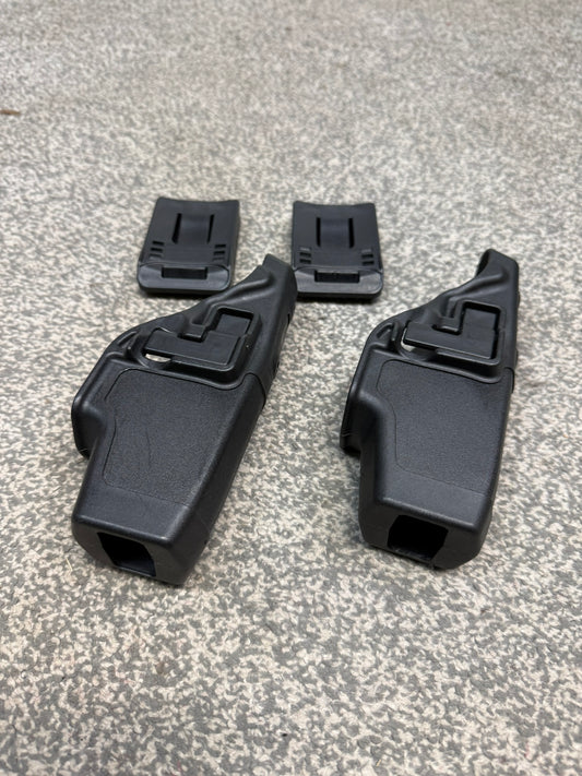 2x Blackhawk CQC Taser X26 Holster JOB LOT Ex Police Airsoft Cosplay