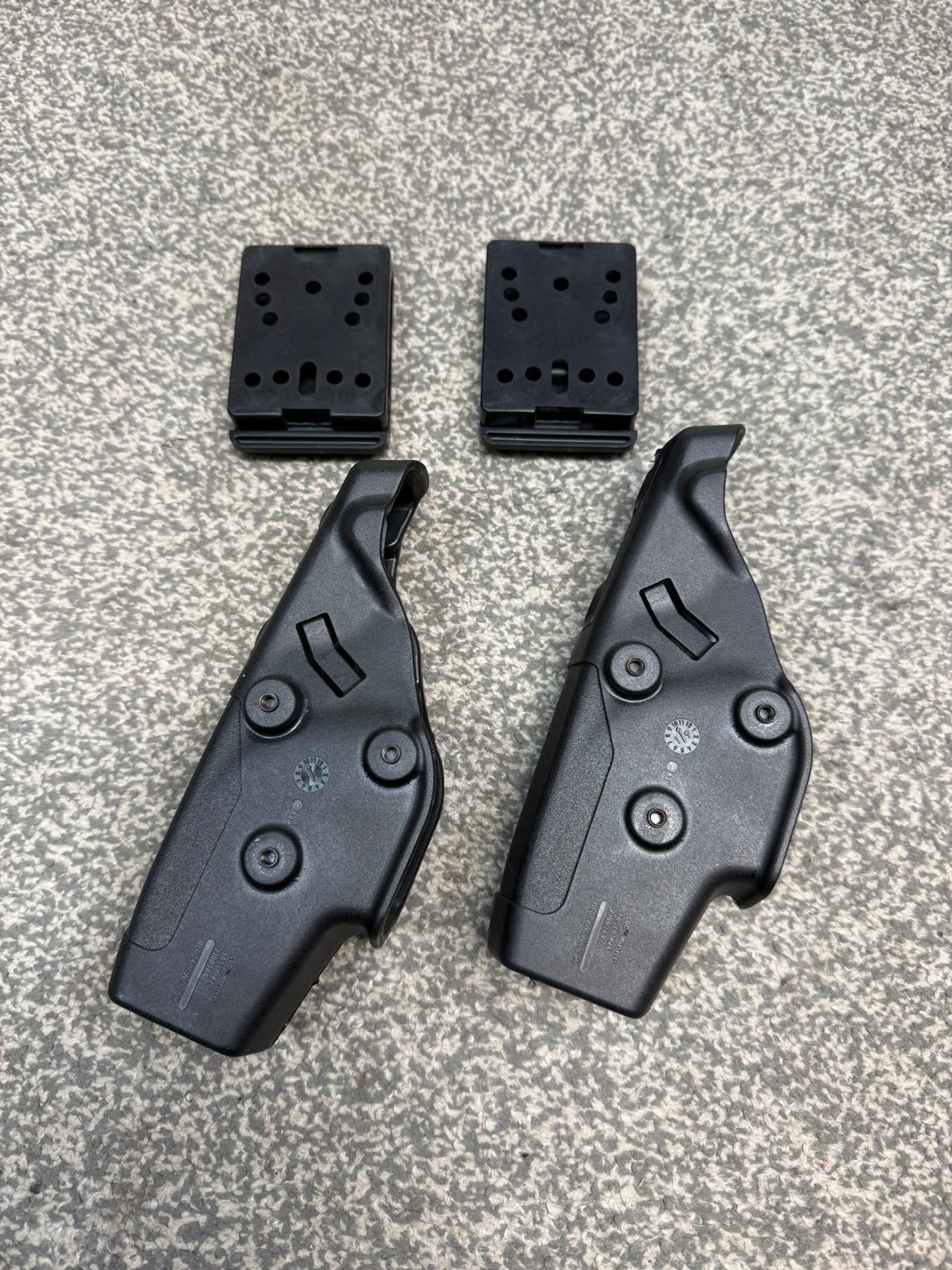 2x Blackhawk CQC Taser X26 Holster JOB LOT Ex Police Airsoft Cosplay