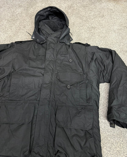 Ex Police Arktis Black Smock Jacket With Liner VGC - X LARGE Dog Handler Security