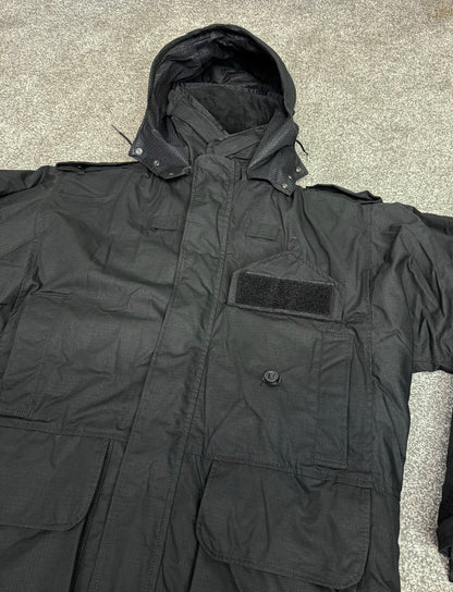 Ex Police Arktis Black Smock Jacket With Liner VGC - X LARGE Dog Handler Security