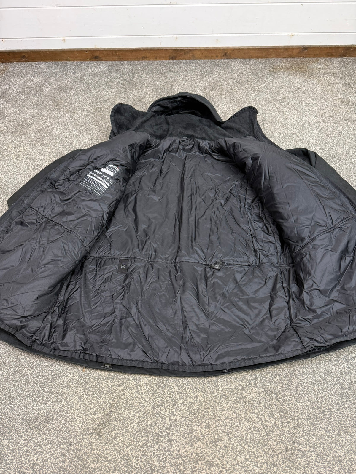 Ex Police Arktis Black Smock Jacket With Liner VGC - X LARGE Dog Handler Security