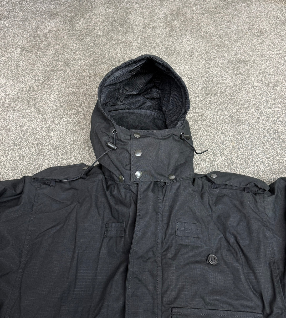 Ex Police Arktis Black Smock Jacket With Liner VGC - X LARGE Dog Handler Security