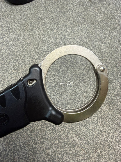 Ex Police TCH840 Handcuffs Rigid Cuffs With Key Security Collector