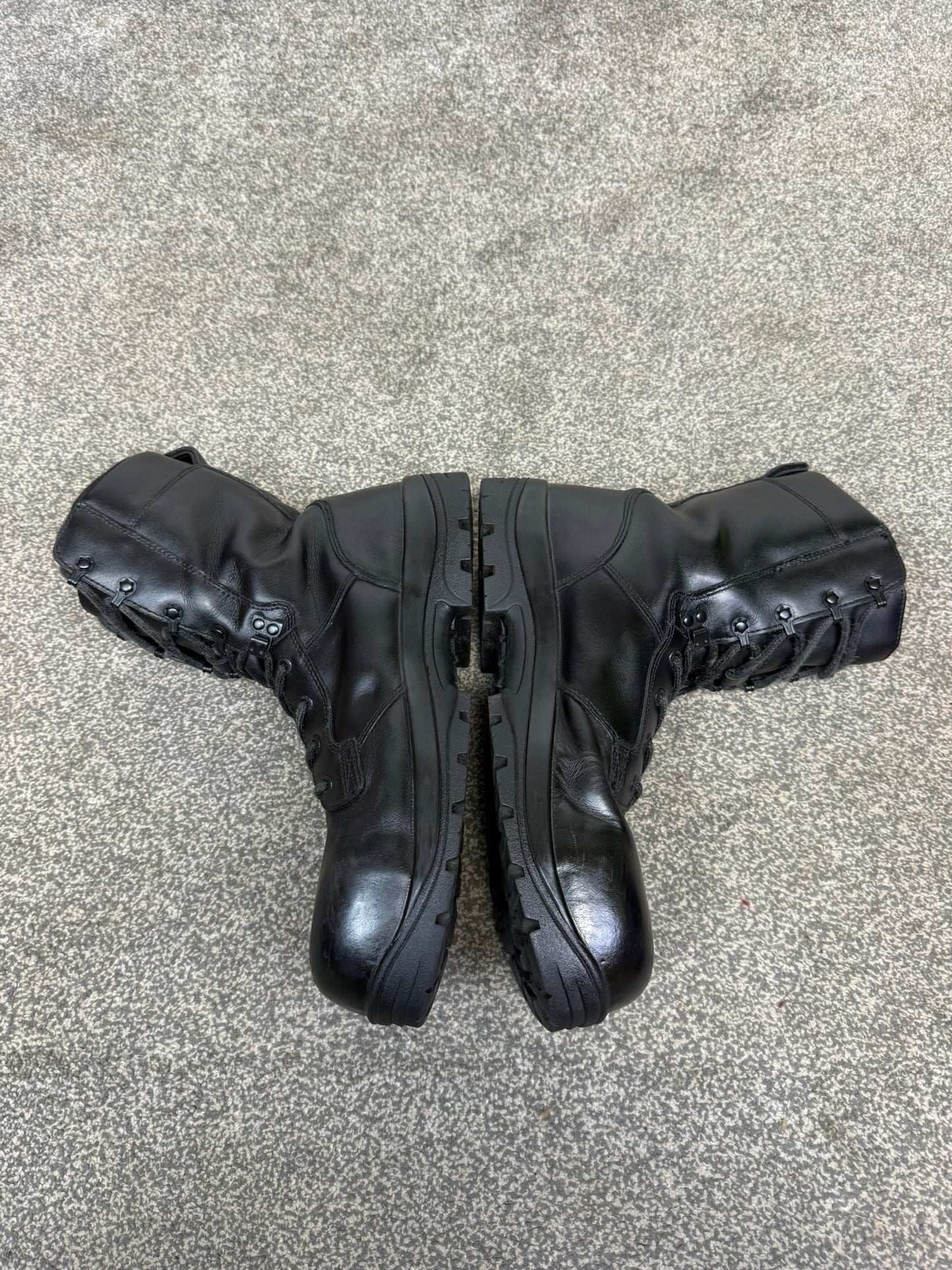 Ex Police Magnum Elite Shield Combat Boots Black Leather UK 13 Security Work