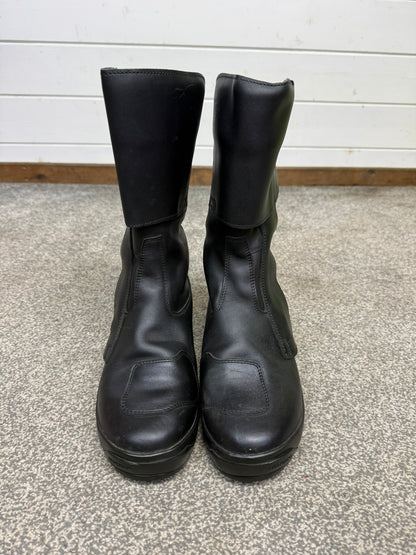Ex Police Altberg Clubman Roadster Leather Motorcycle Boots Touring Waterproof Bike Boots UK 9
