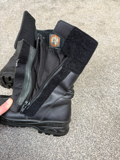 Ex Police Altberg Clubman Roadster Leather Motorcycle Boots Touring Waterproof Bike Boots UK 9