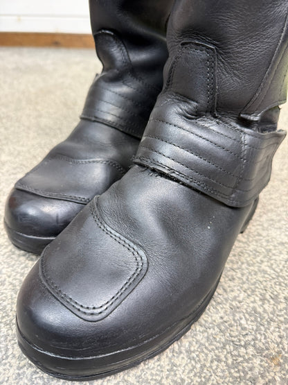 Ex Police Altberg Skywalk Leather Motorcycle Boots Touring Waterproof Bike Boots UK 8